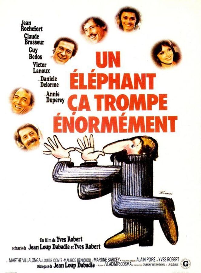 Affiche du film "Un éléphant ça trompe énormement"